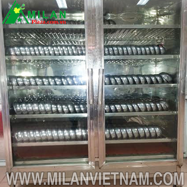 máy sấy bát đĩa công nghiệp Milanvietnam